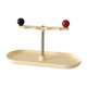 thumbnail image 1 of Estante para guardar llaves, organizador de joyas, bandeja decorativa moderna para escritorio, bandeja para guardar joyas, soporte para llaves en la amarillo, 1 of 8