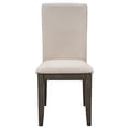 thumbnail image 2 of Upholstered Dining Chair Set of 4, Farmhouse High-end Tufted Side Dining Chairs with Solid Wood Legs, Mid-Century High Back Accent Table Chairs for Kitchen Living Room Bedroom, Beige, 2 of 7