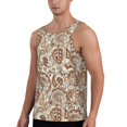 thumbnail image 2 of Logiee Indian Paisley1 Print Men's Workout Tank Top,Quick Dry Workout Tank Top,Gym Muscle Tee,Fitness Bodybuilding Sleeveless T Shirt-Medium, 2 of 7