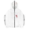 thumbnail image 2 of Sudadera con esternón oscura Y2K europea y americana, sudaderas con capucha para hombres y mujeres, pareja gótica, sudadera con cremallera larga de gran tamaño Harajuku, 2 of 4