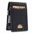 thumbnail image 5 of SYMMEXA RFID Anti-Theft Clip Wallet, Brown, 1 Pack, 5 of 9