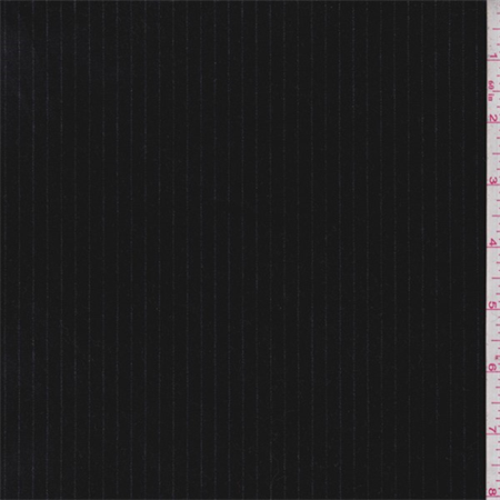 Black Pinstripe Stretch Velvet, Fabric By the Yard - Walmart.com