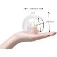 thumbnail image 2 of BlogBlog Hanging Glass Candle Holder, Globe Glass Tea Light Holder, Hanging Glass Vase, Flower Plants Terrarium, Glass Orbs Container, Micro Landscape DIY for Home, Office, Wedding (2.36" 24Pcs), 2 of 7