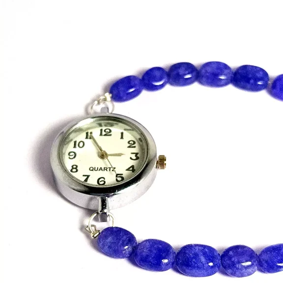 ROYALGEMSTONE Handmade Watch Women Watch, Woman Wrist Watch, Blue Stone Watch, Mother's Day Gift