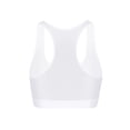 thumbnail image 4 of Mufeng Women's Candy Color Sleeveless Vest Tops Shiny Oil Glossy U Neck Half Shirts Slim Fit Fitness White M, 4 of 7