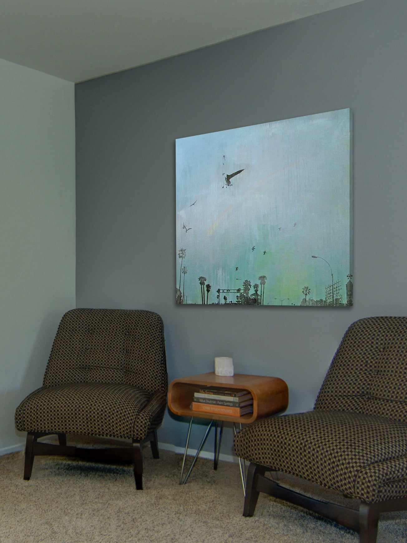 Marmont Hill "End of the Rainbow" by Tracy Silva Barbosa Painting Print on Canvas
