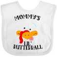 thumbnail image 3 of Inktastic Thanksgiving Mommy's Little Butterball with Cute Turkey Face Boys or Girls Baby Bib, 3 of 4