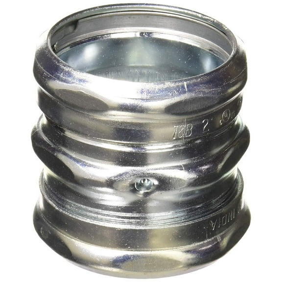 Halex EMT Compression Conduit Coupling - 2 Inch Steel - Pack Of 1
