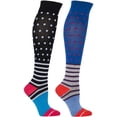 thumbnail image 7 of Dr. Motion Women 8-15 mmHg Compression Polka Dot Print Knee High Socks, 7 of 7