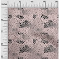 thumbnail image 2 of oneOone Georgette Viscose Rose Pink Fabric Uneven Dot Fabric For Sewing Printed Craft Fabric By The Yard 42 Inch Wide, 2 of 4