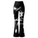 thumbnail image 3 of Gibobby pantalones de mujer de vestir Pantalones casuales completos de longitud para mujer Pantalones acampanados de cintura alta (Blanco, M), 3 of 5