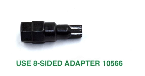 Coyote - Archived 781148BLK Tuner Lug Nut Car 8 Sided 14mm 1.50 Black