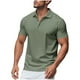 thumbnail image 2 of pstuiky Camisas de manga corta para hombre, Camisa holgada informal de manga corta con cuello alto y botones y bolsillos ventilados para hombre ropa de hombre xxxl, 2 of 9