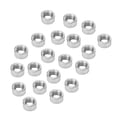 thumbnail image 2 of 20 Pcs Round Connector Nut M8x12.5 12 L6mm Rod Coupling Nuts Stainless Steel Threaded Sleeve Rods, 2 of 14
