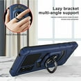 thumbnail image 6 of For TCL ION X Hybrid Magnetic Car Mount Ring Kickstand Stand Holder Full Body Armor Protective [Military Grade] Phone Case Cover by Xpression - Blue, 6 of 9