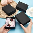 thumbnail image 3 of Juego de 20 cajas de cartón para regalos con tapa, 14,2 x 9,7 x 3,8 cm, caja de cartón negra para joyas o regalos., 3 of 9
