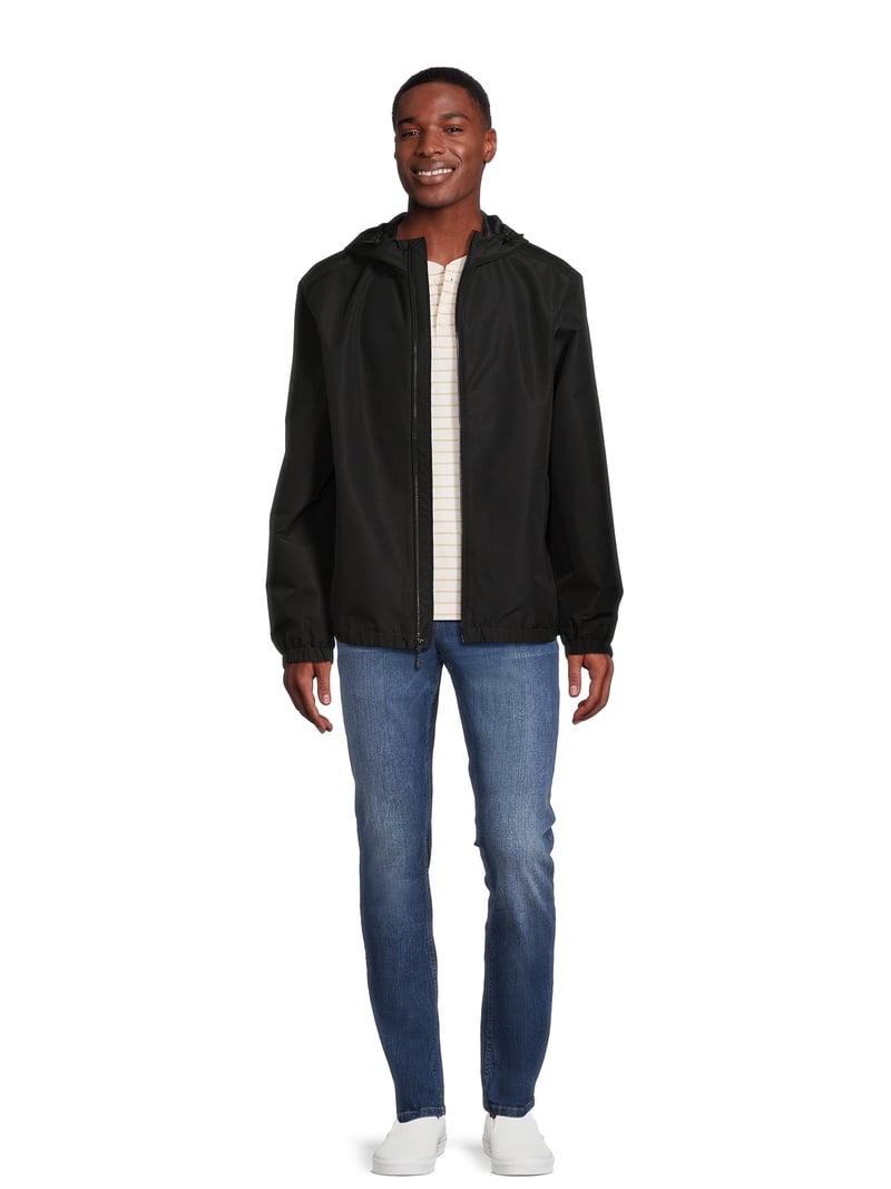 Swiss Tech Men's Windbreaker Jacket, Breathable Lightweight, Sizes
