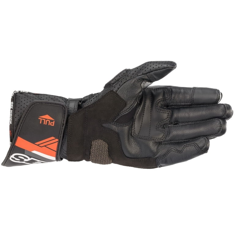 Alpinestars SP-8 V3 Mens Leather Motorcycle Gloves Black/Red LG