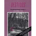 thumbnail image 1 of Pre-Owned Destinos: Workbook/Study Guide 1, Lecciones 1-26 (Paperback) 0070672598 9780070672598, 1 of 1