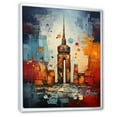 thumbnail image 2 of Designart "Wall Remnants Germany Berlin wall art" Germany Floater Framed Wall Art Living Room, 2 of 7