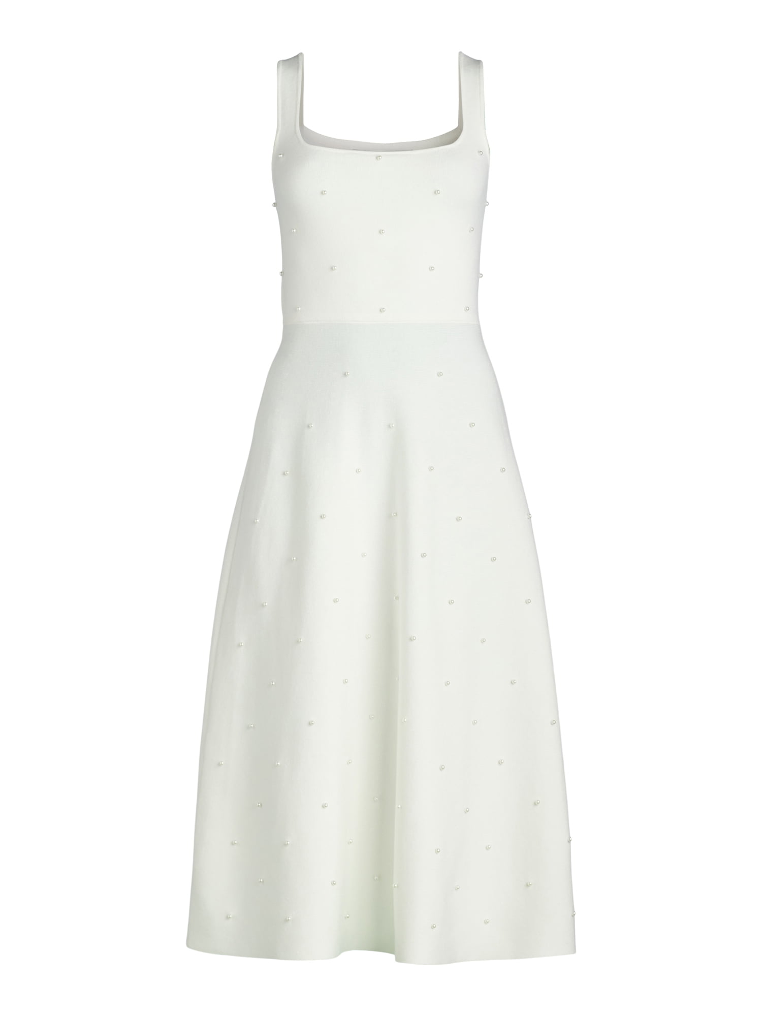 Free Assembly Women’s and Women's Plus Beaded Sweater Dress, Sizes XS-4X