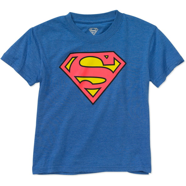 DC Comics Superman Boys Graphic Short Sleeve T-Shirt Sizes 4-18 ...