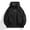 Black, variant on Hooded Men's Stitching Drawstring Hooded Slim Fashion Jacket Coat Outwear Zip-up Jacket