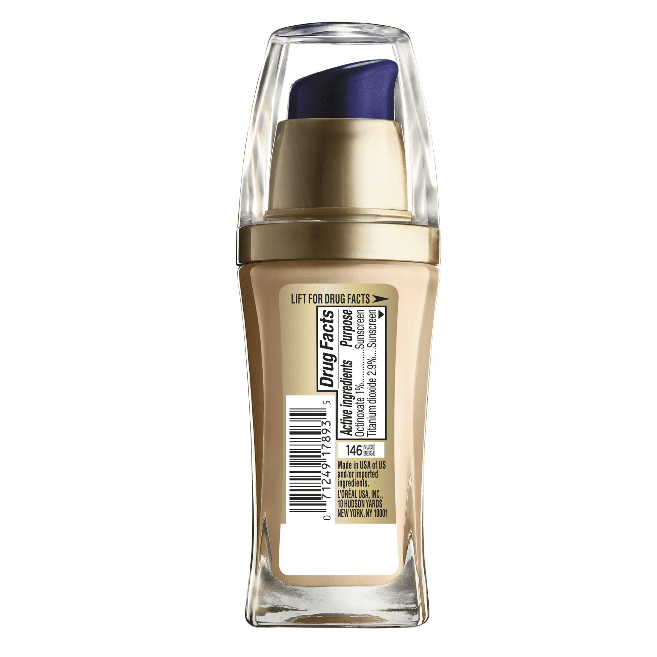L'Oreal Paris Visible Lift Serum Liquid Foundation, SPF 17, 1 fl oz