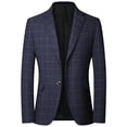 thumbnail image 1 of Traje de hombre de mediana edad primavera y otoño papá casual traje de una pieza ropa abrigo, 1 of 5