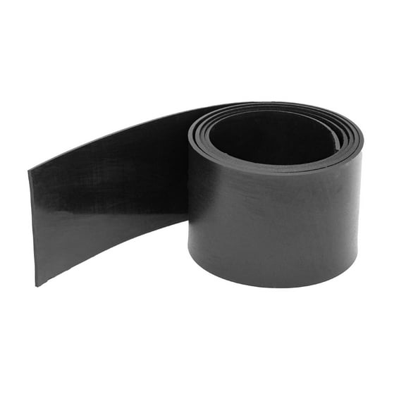 Solid Rubber Sheet 2" Wide, 3' Length, 1/16" Thick - S 16-0236