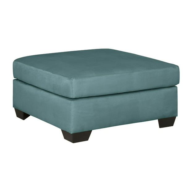 Signature Design by Ashley Darcy Oversized Accent Ottoman, Sky ...
