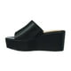 thumbnail image 3 of Sandalias Para Mujer Slides Con Plataforma Tipo Piel Negro negro 27 Incógnita 040D1W, 3 of 7