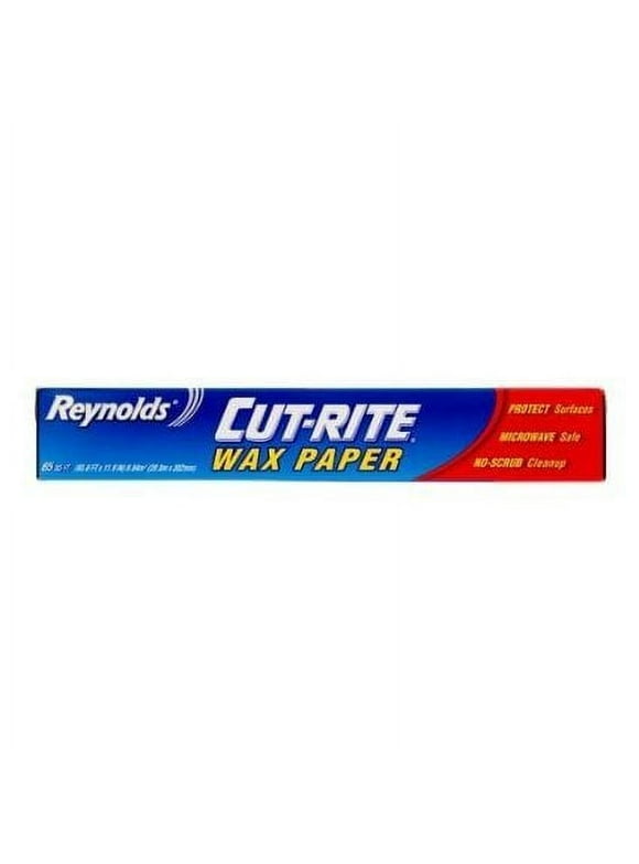 Reynolds Cut-rite Wax Paper, 60 Sq.ft. Total (60.5ft X 11.9in), Microwave Safe