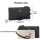 thumbnail image 3 of Cartera de cuero imeetu con cremallera y pulsera Negro, 3 of 5