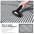 thumbnail image 4 of Wellber Abstract Area Rug Soft Rugs Non-Slip Washable Floor Carpet for Bedroom Living Room Kitchen Home Decor,5'x8',Dark Grey, 4 of 6