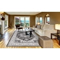 thumbnail image 3 of Concord Global 45437 7 ft. 10 in. x 10 ft. 6 in. Lara Heriz - Anthracite, 3 of 3