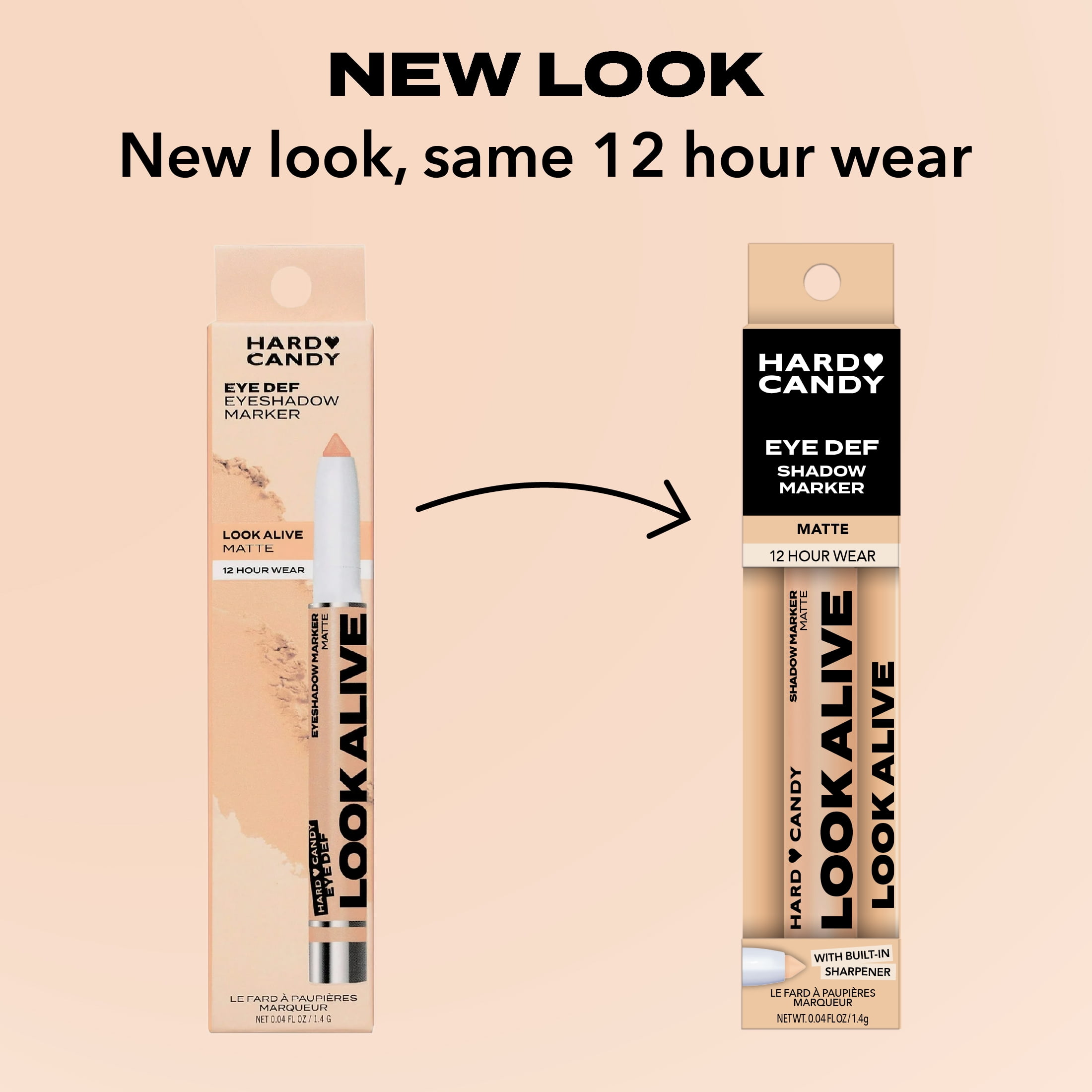 Hard Candy Eye Def Stick – Couleur crémeuse et mélangeable dans des finitions mates et chatoyantes