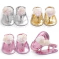 thumbnail image 1 of Toddler Baby Girls Open Toe Soft Sandals Children麓s Wedding Party Shoes, 1 of 4