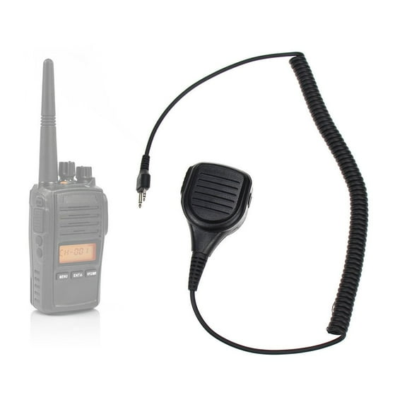 Speaker Mic Shoulder Handheld Microphone for Midland GXT1000VP4 LXT500VP3 GXT1050VP4 GXT1000XB Walkie Talkies Two Way Radio 2 pin