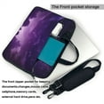 thumbnail image 3 of ZICANCN Laptop Case 14 inch, Purple Sky With Stars Work Shoulder Messenger Business Bag for Women and Men, 3 of 9