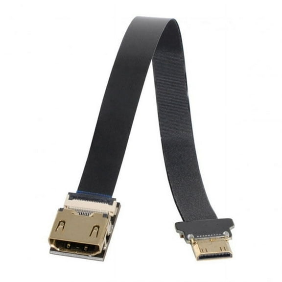 Xiwai CYFPV HDMI Female to Mini HDMI Male Extension FPC Flat Cable 1080P for FPV HDTV Multicopter Aerial Photography
