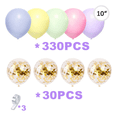 thumbnail image 2 of 363 Globos Latex Colores Pastel Macarrón Globos Con Confeti Agua Xtellar multicolor, 2 of 4