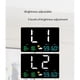 thumbnail image 5 of Reloj de Pared LED Inteligente con Pantalla Grande, Silenciador, Temperatura y Humedad, Reloj Meteorológico, Alarma Digital Multifuncional., 5 of 7