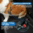 Mi Metty Dog Car Harnesses.Dog Car Seatbelt Made of Coated Wire Rope
