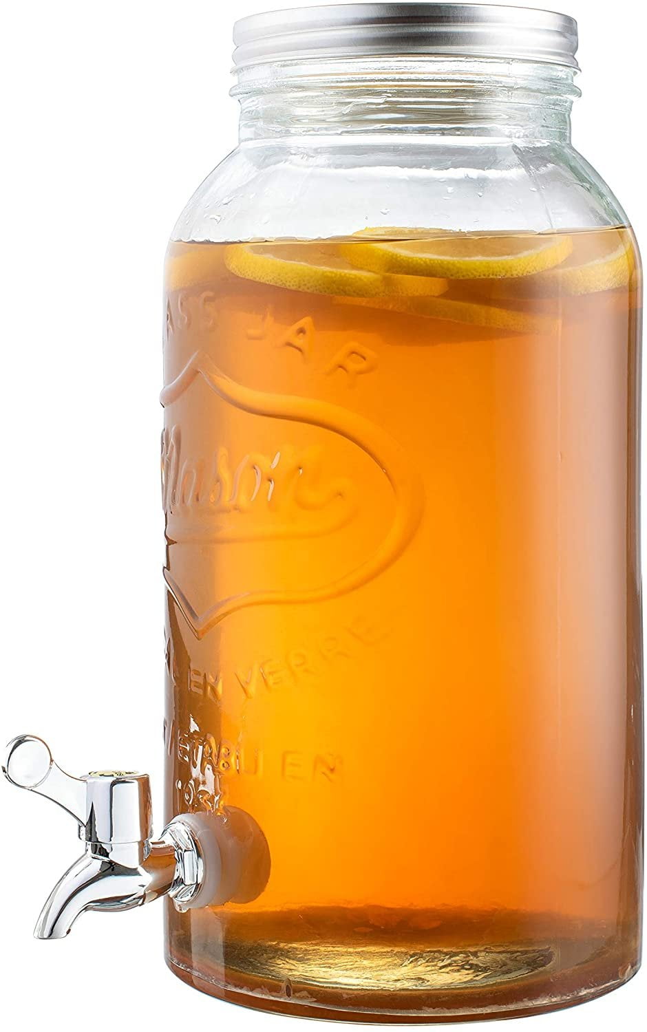 Buy Royalty Art Mason Jar Drink Dispenser with Spigot 1 Gallon Tea