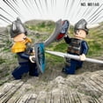 thumbnail image 5 of FunBlox 12Pcs Ancient soldiers 1.77in Mini Figures | Equipment Accessories Shield, Fans & Diorama Displays Age 7+, 5 of 5