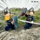 thumbnail image 5 of BuildZone 12PCS Medieval & Viking Knight Figure – Shield Helmet | Fantasy Building Block Toy for Kids Gift, 5 of 5