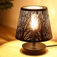 thumbnail image 6 of 1pc Tree Shadow Lamp Shade Iron Art Table Lamp Cover Bedside Lamp Metal Shade Decorative Lamp Shade, 6 of 7