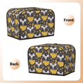 thumbnail image 3 of Haiem Mouse Cheese Print Toaster Covers 2 Slice Wide Slot,Bread Dust Cover & Fingerprint Protection,Bread Machine Cover,Appliance Covers, 3 of 7