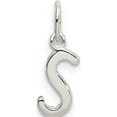 thumbnail image 1 of Sterling Silver Letter S Initial Charm Made In India qc6511s, 1 of 5